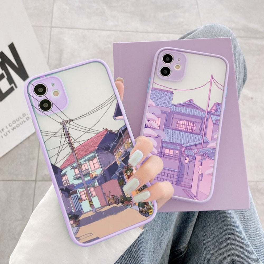 Protective Case for iPhone - Anime Cartoon Design