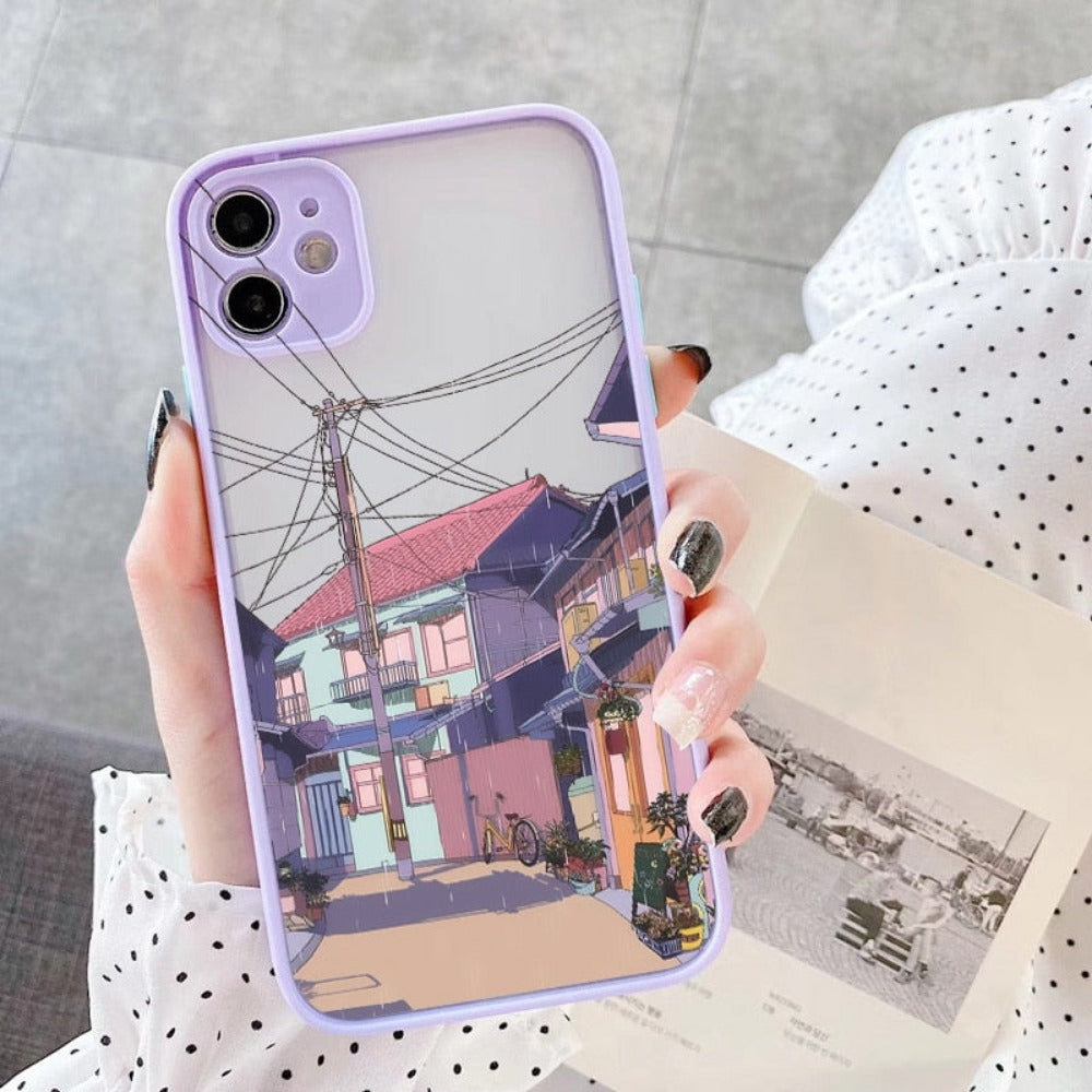 Protective Case for iPhone - Anime Cartoon Design