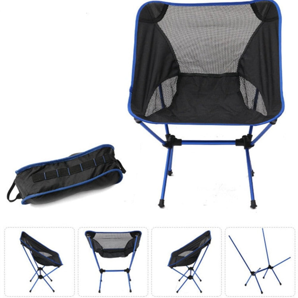 Portable Collapsible Camping Chair for Outdoor Use