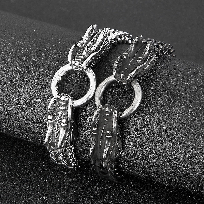 Dragon Duo Link Bracelet