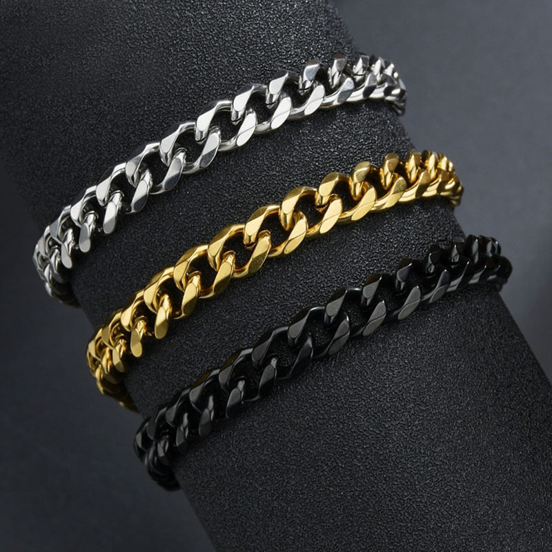 Plated Bracelet with a Timeless Chain Design