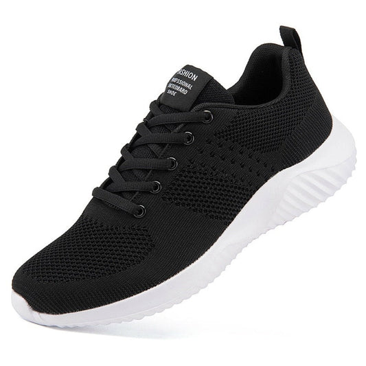 Casual Sneakers for Men's Fashion: black, white lace-up sneaker, minimal athletic casual style
