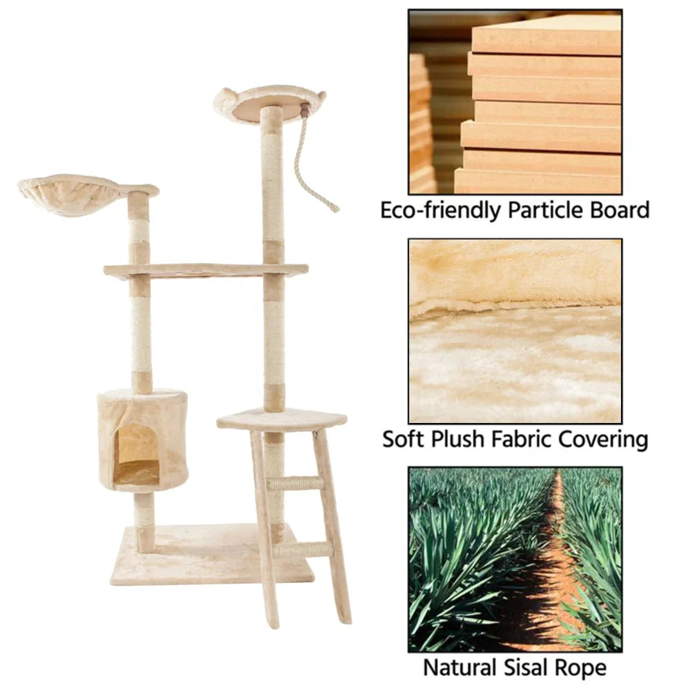 Climbing Tower for Cats - Treehouse Edition