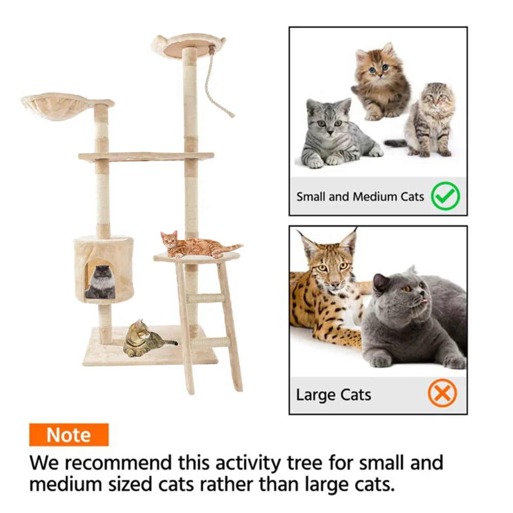 Climbing Tower for Cats - Treehouse Edition