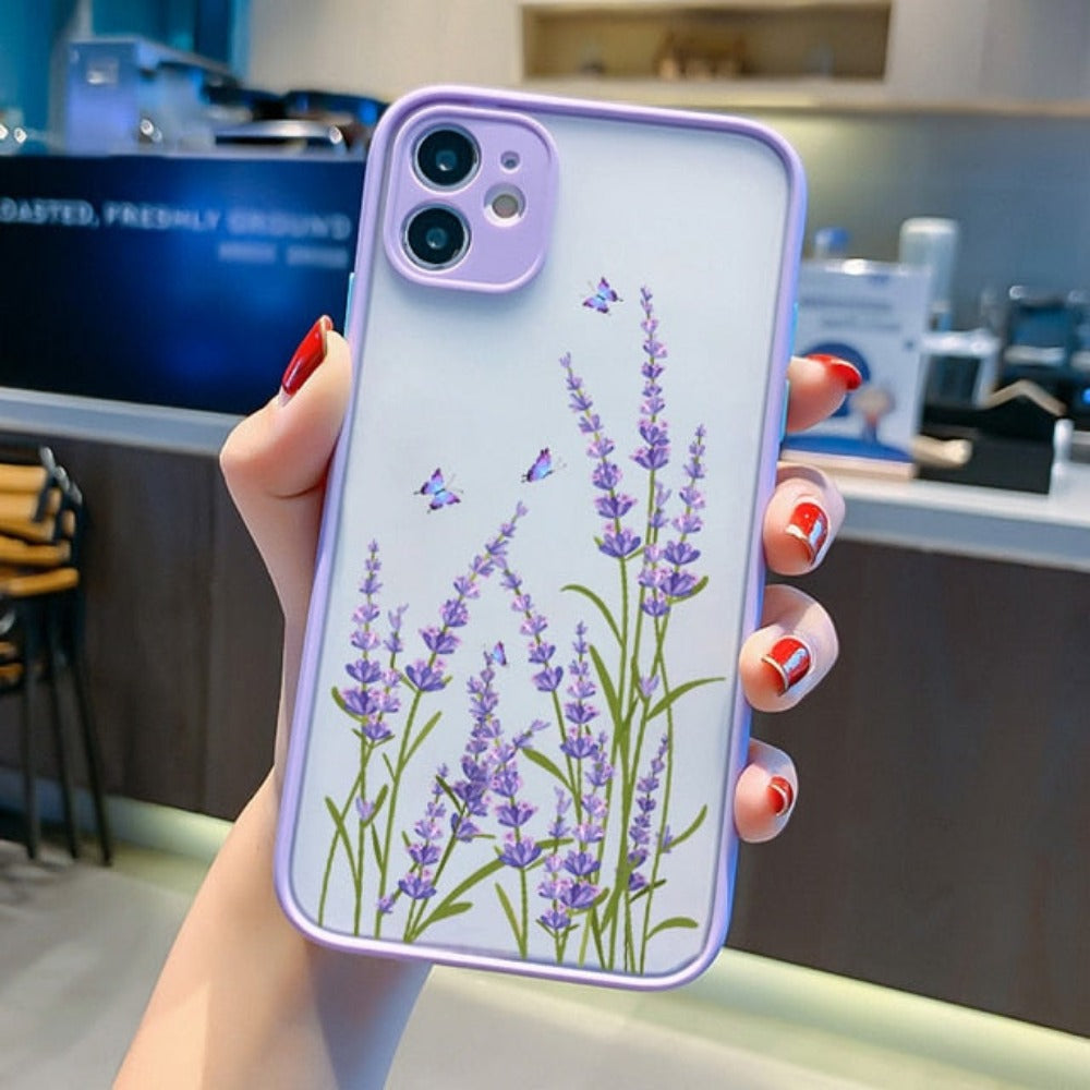 Hard Cover iPhone Case with a Floral Design