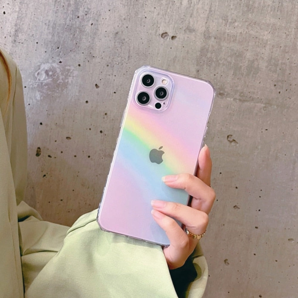 Gradient Rainbow iPhone Case for Enhanced Protection