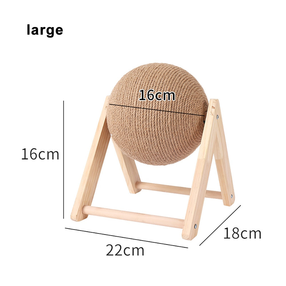 Cat Playtime Essential: Interactive Scratching Toy Ball