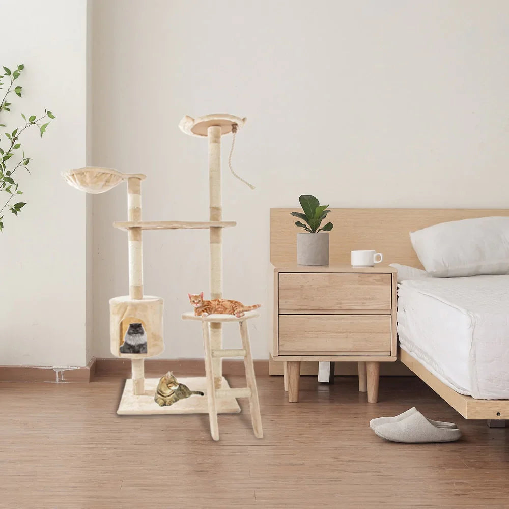 Climbing Tower for Cats - Treehouse Edition