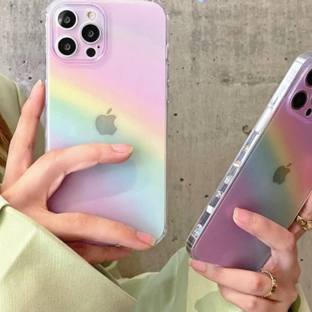 Gradient Rainbow iPhone Case for Enhanced Protection