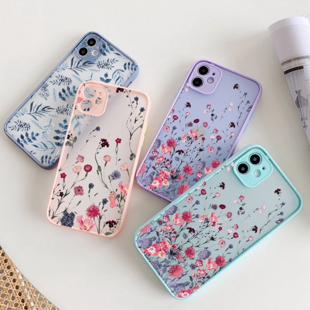 Hard Cover iPhone Case with a Floral Design