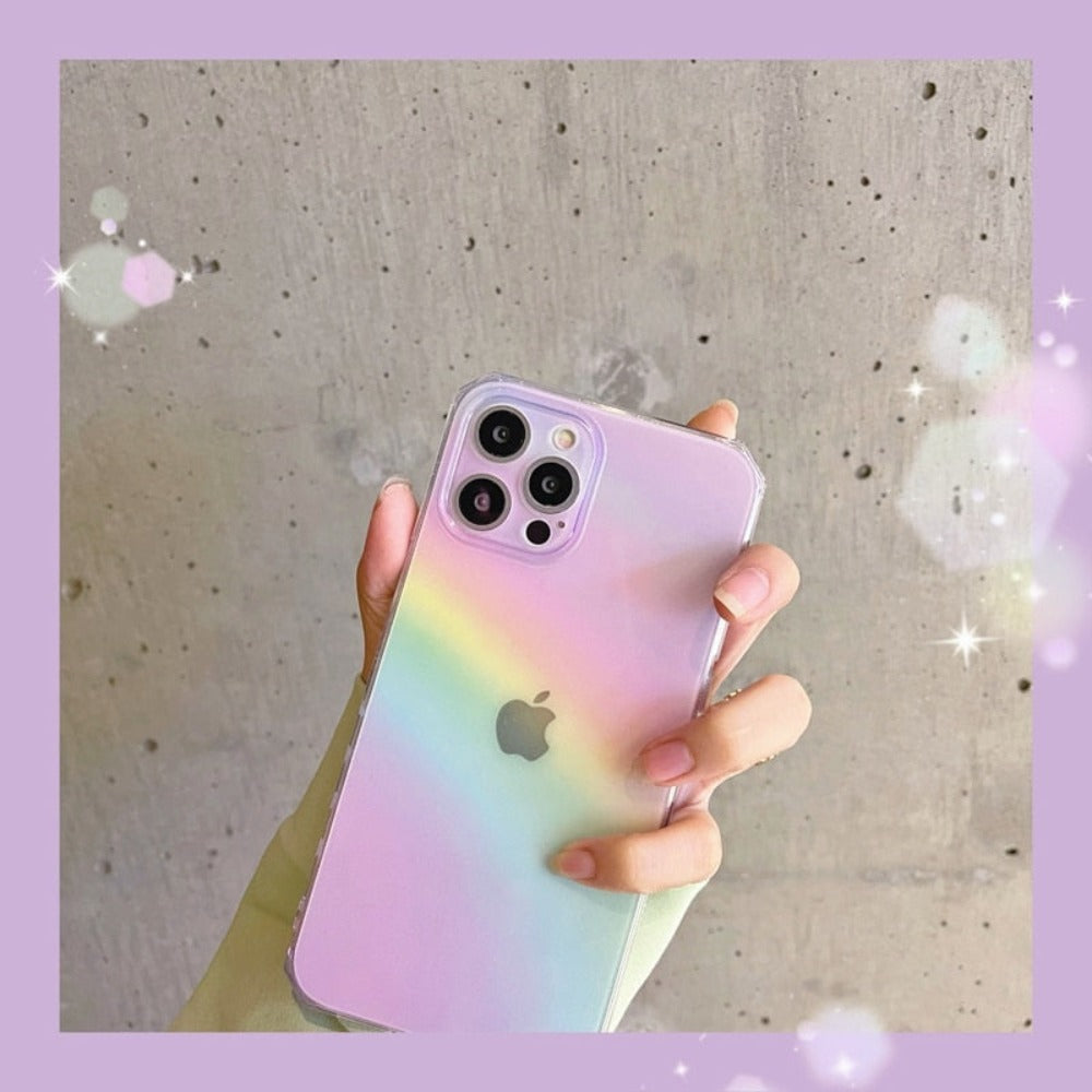 Gradient Rainbow iPhone Case for Enhanced Protection
