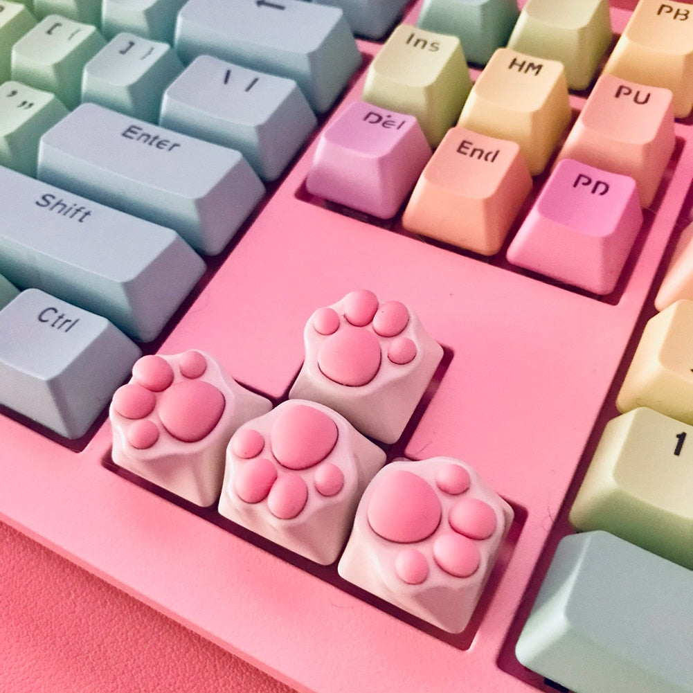 Silicon Feline Foot Key Cover