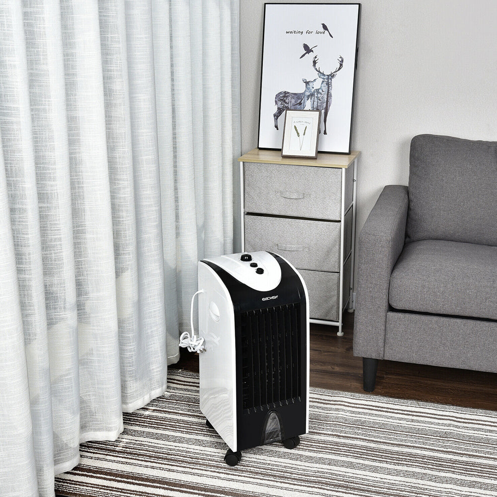 CoolBreeze Portable Air Conditioning Unit with Adjustable Fan Speed and Built-in Humidifier