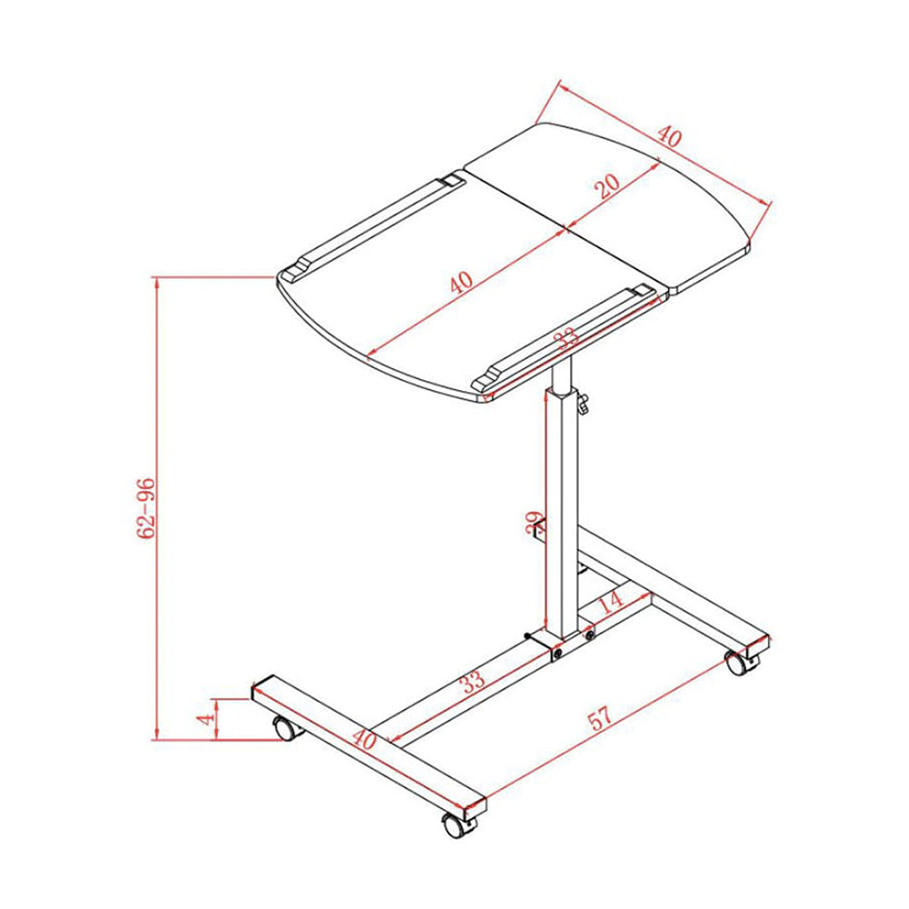 Multipurpose Notebook Bedside Stand