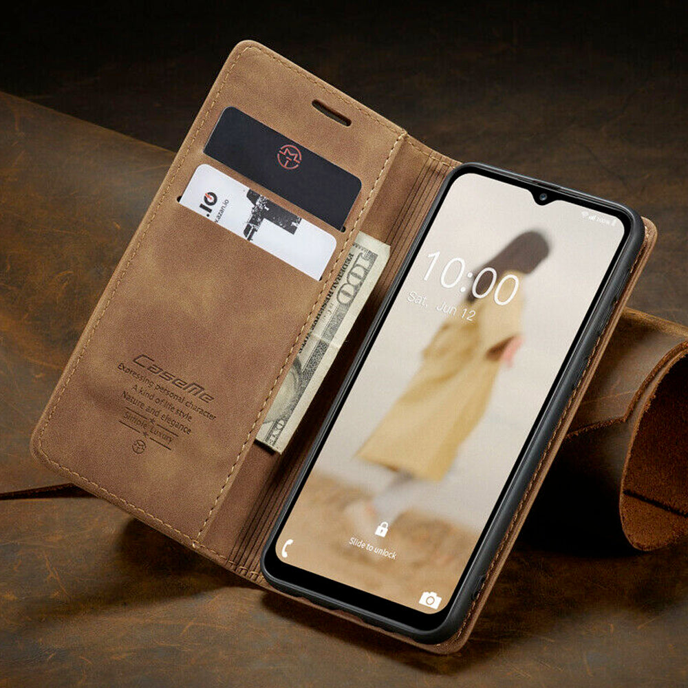 Samsung A13 A33 A53 5G Leather Folio Case