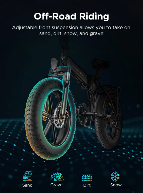 Foldable 750W E-Bike with Shimano 7-Speed Transmission: Unleash Your Speed