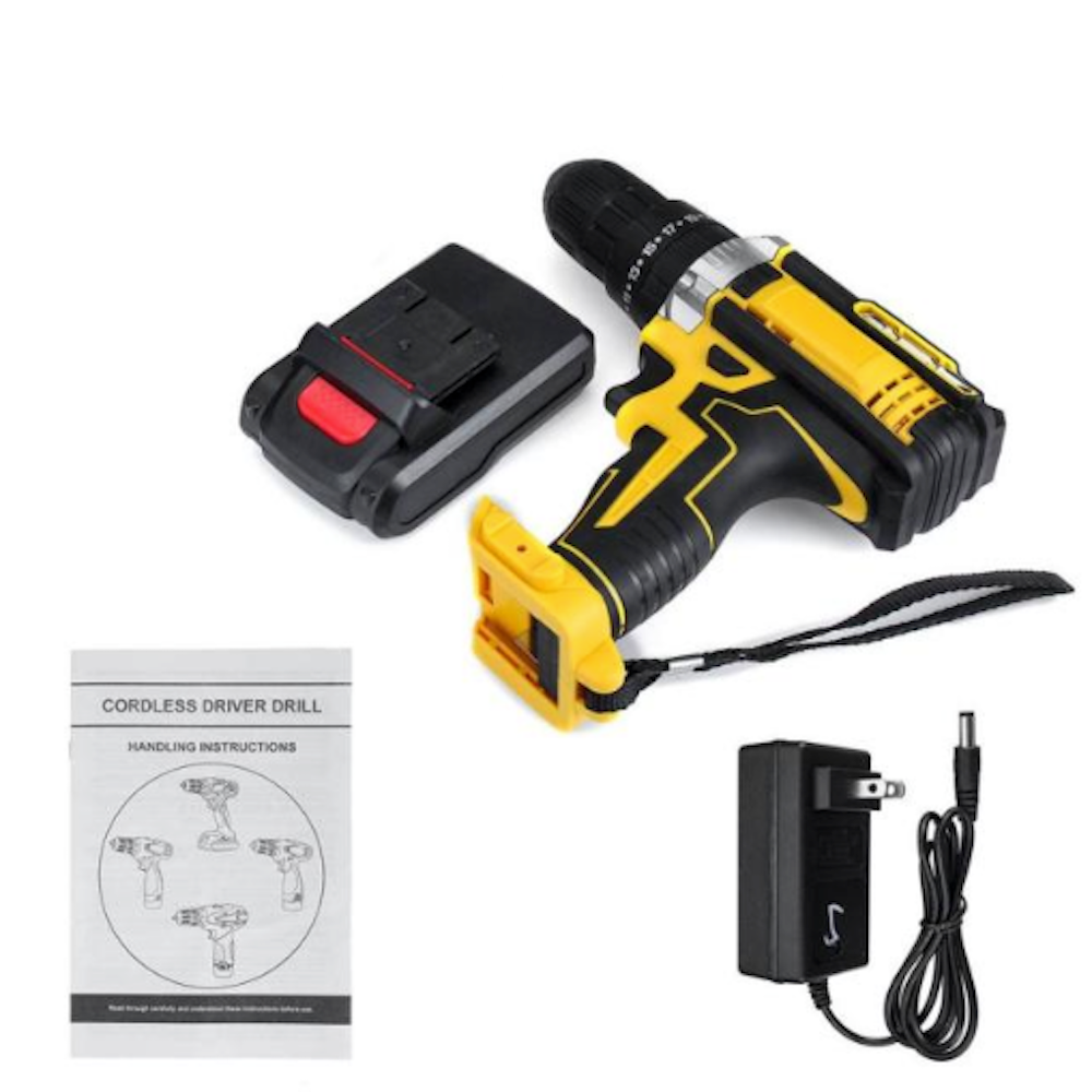 Cordless Impact Drill Driver with 48V Power and 25+3 Torque Options