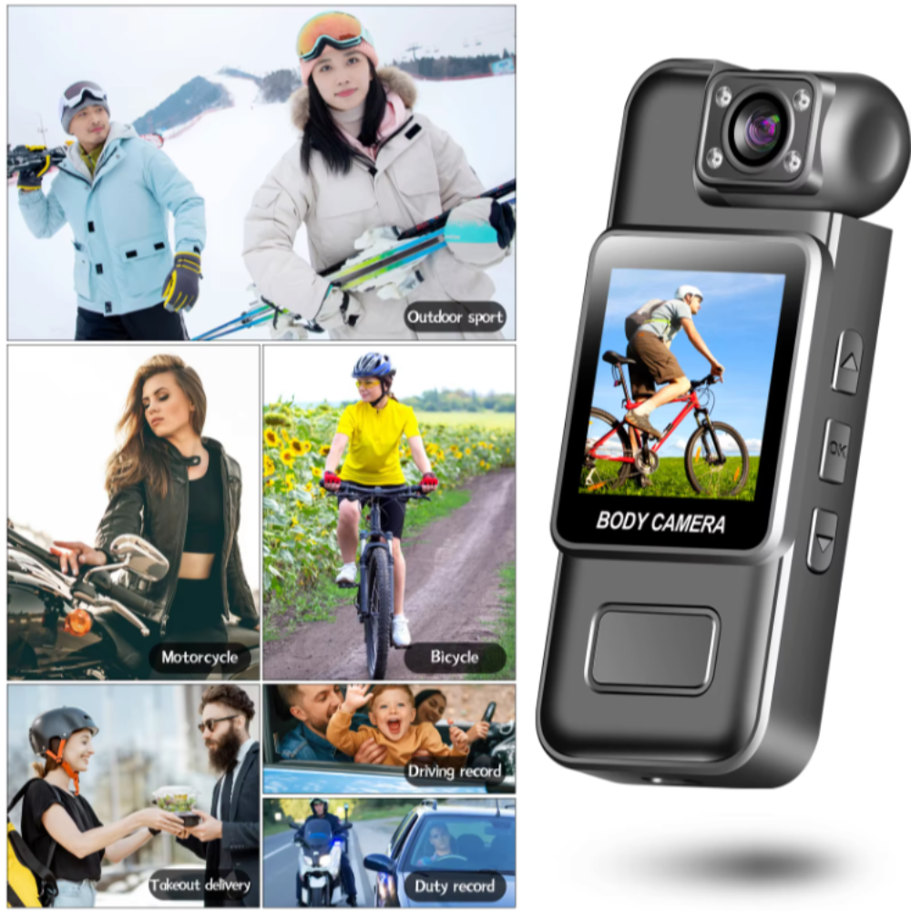 Portable WiFi Camera with 64GB Memory Card - Mini HD Rotatable