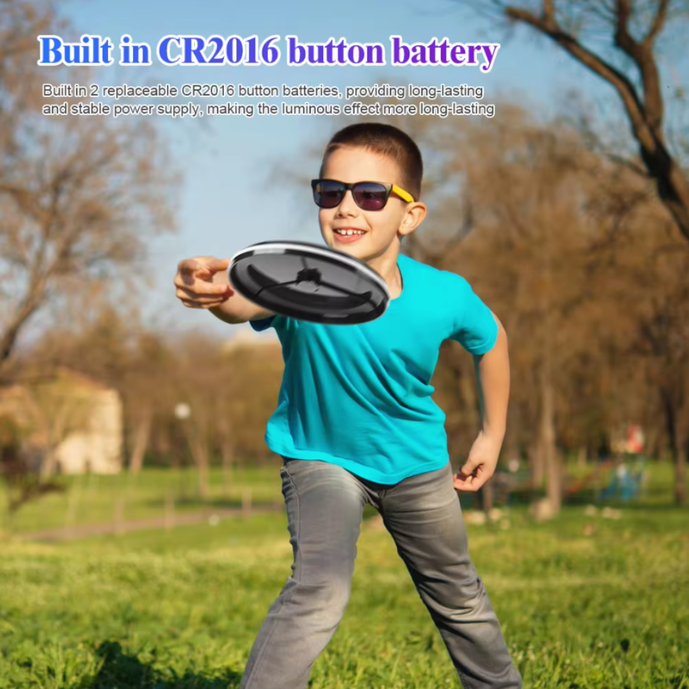 LED Flying Disc with Rechargeable Battery