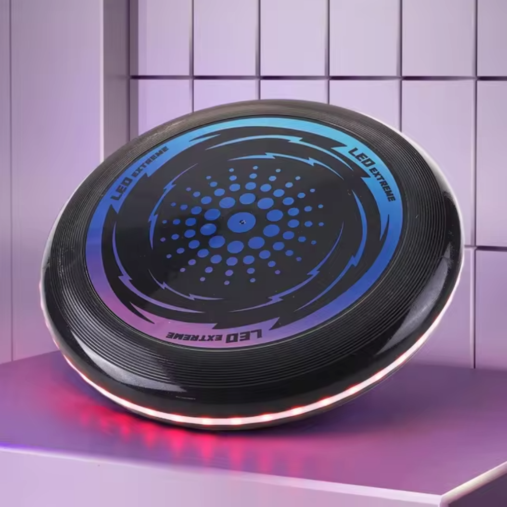 LED Flying Disc with Rechargeable Battery