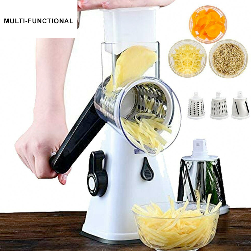 Multi-purpose Stainless Steel Kitchen Slicing and Grating Set