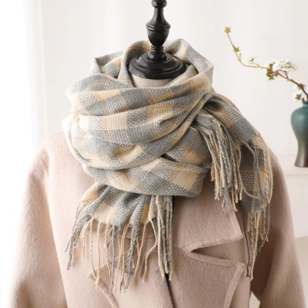 Cozy and Plaid Scarf