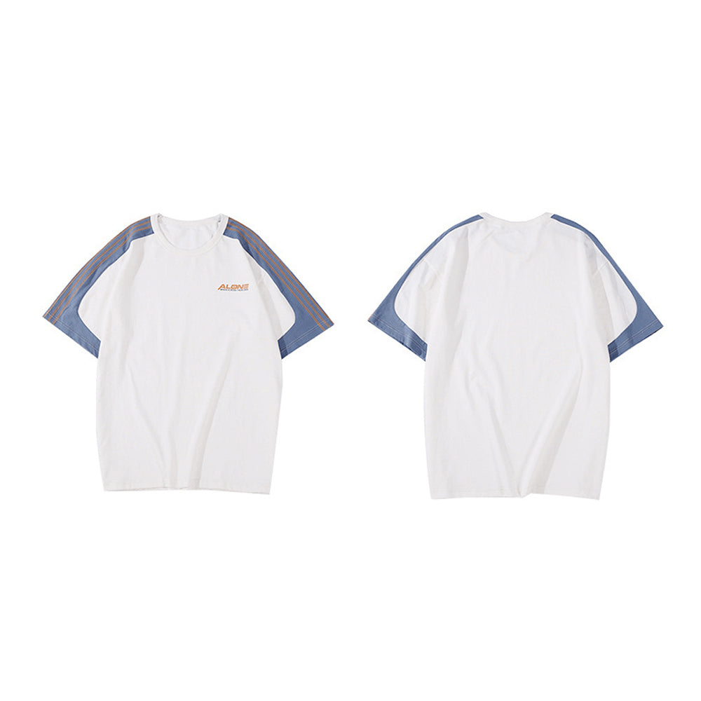 Men's Striped Drop Shoulder Tee