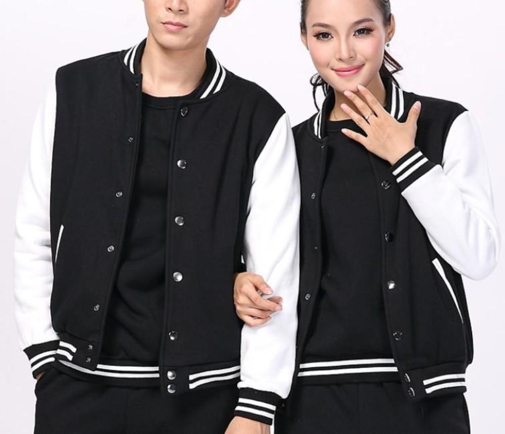 Red Unisex Baseball Coat