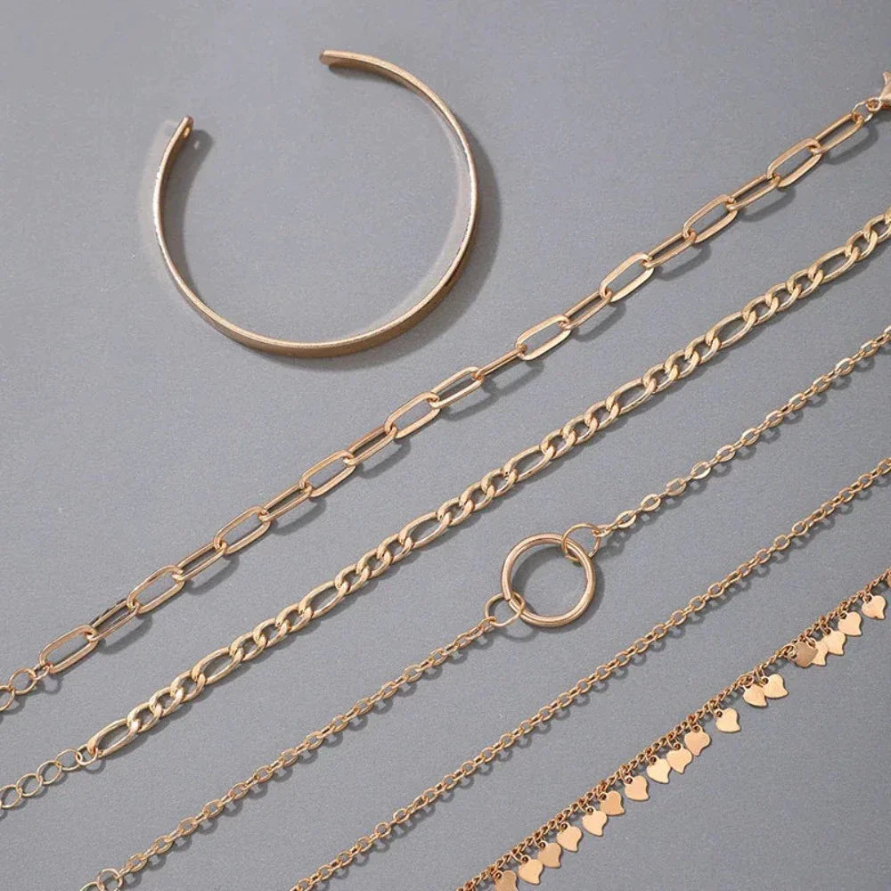 Link Chain Set - Embrace the Boho Vibe