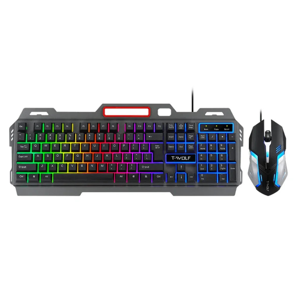 RGB Gaming Keyboard and Mouse Set - Ninja Edition