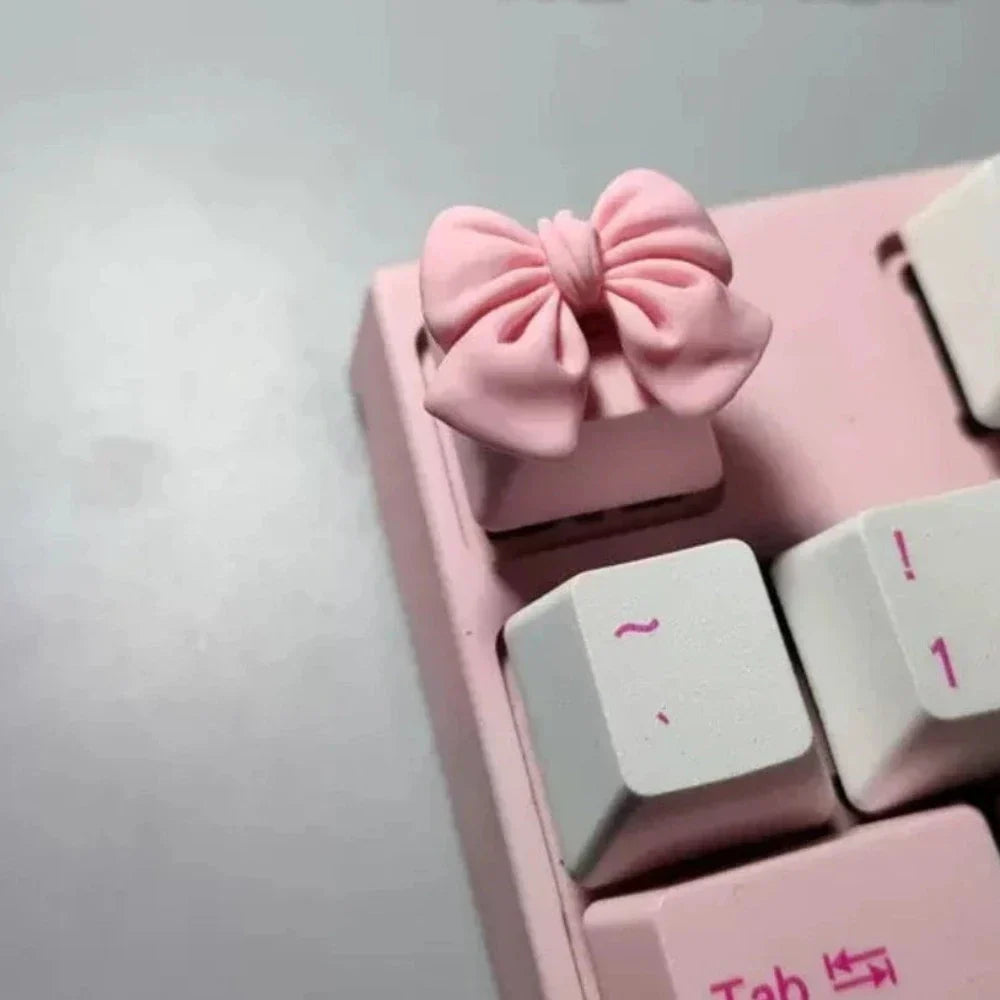 Cartoonish Pink Keycap Design