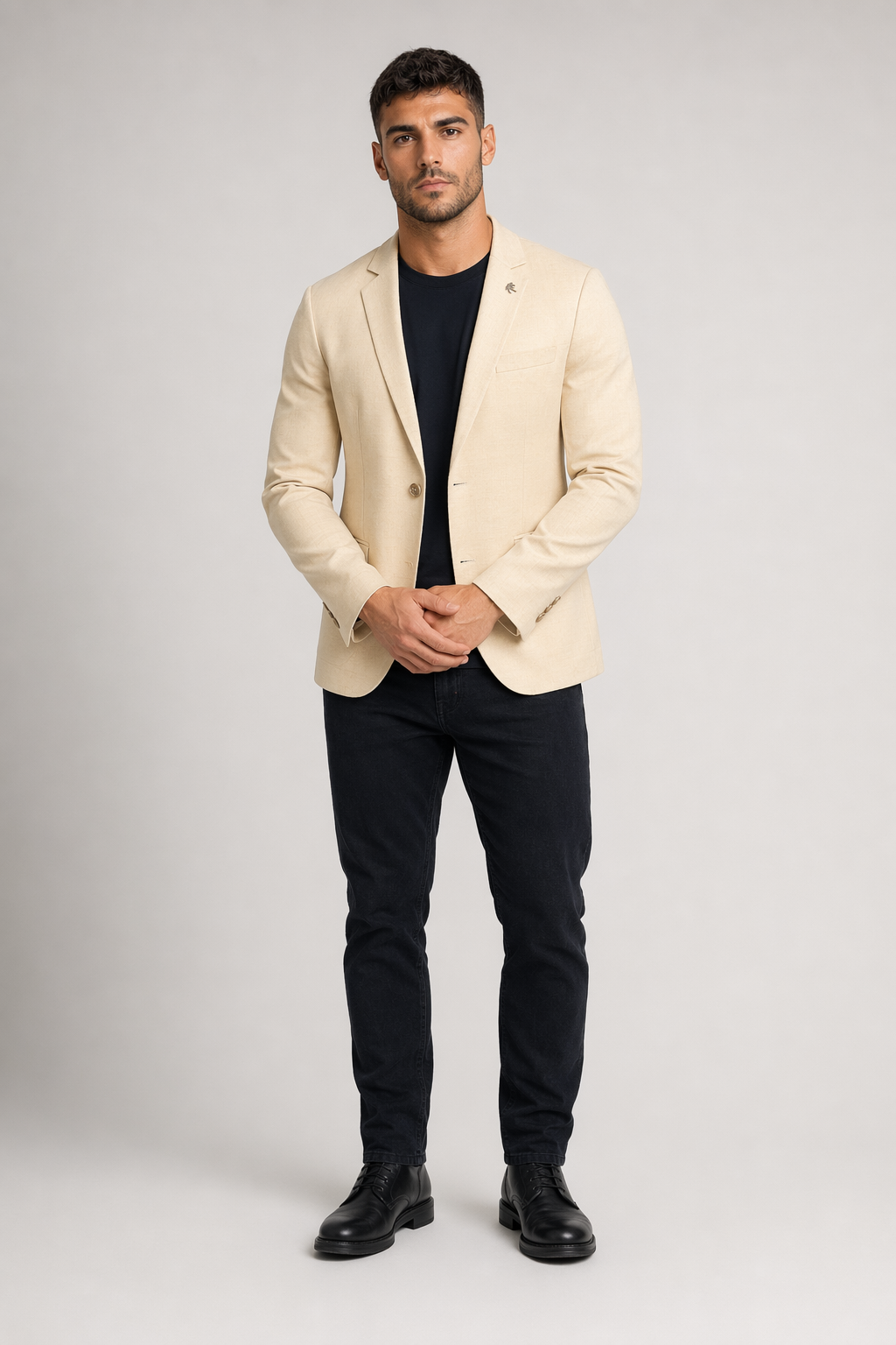Everyday Casual Men's Jacket Beige