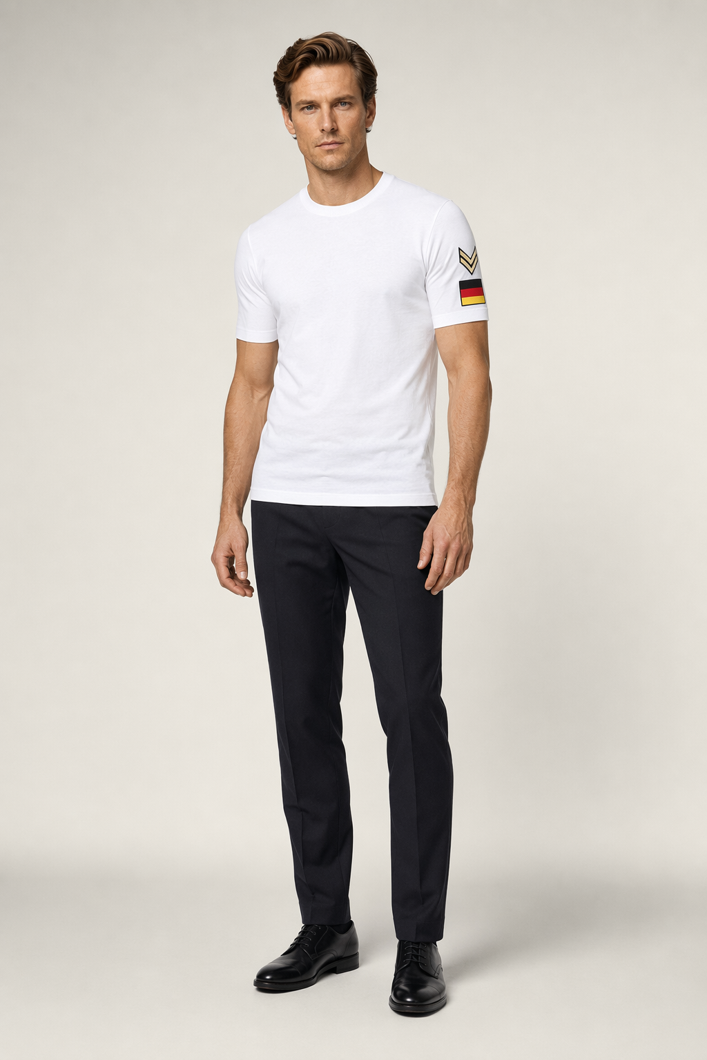 Army Tee Shirt for Men White