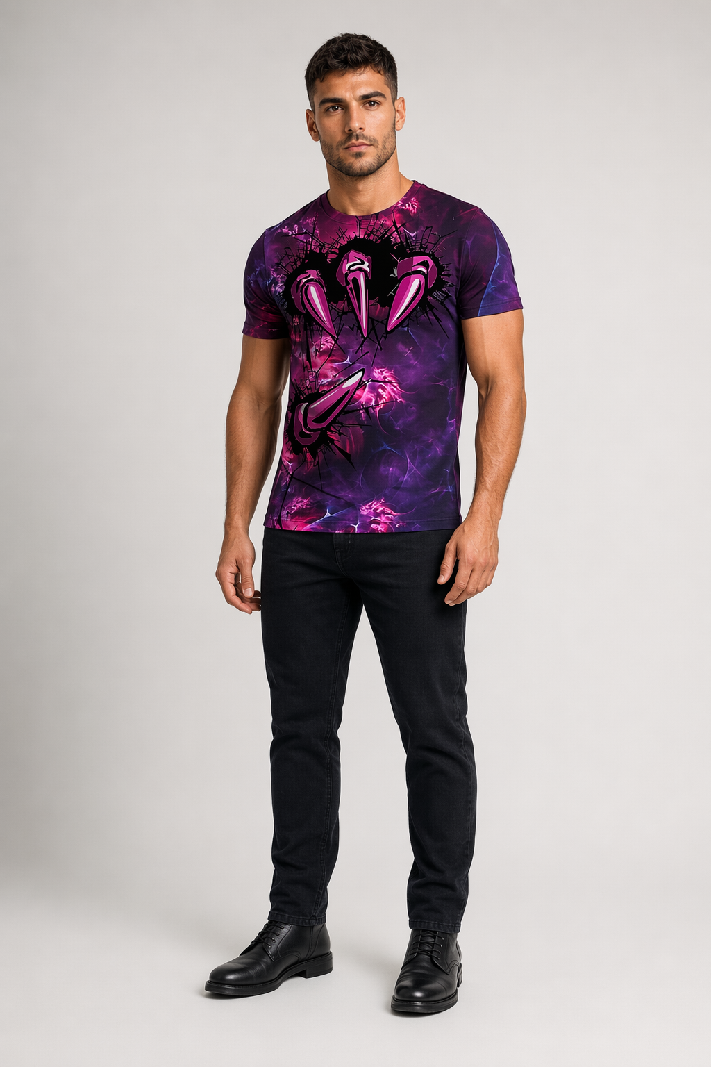 Vintage Skull Graphic Tee for Men Style 4