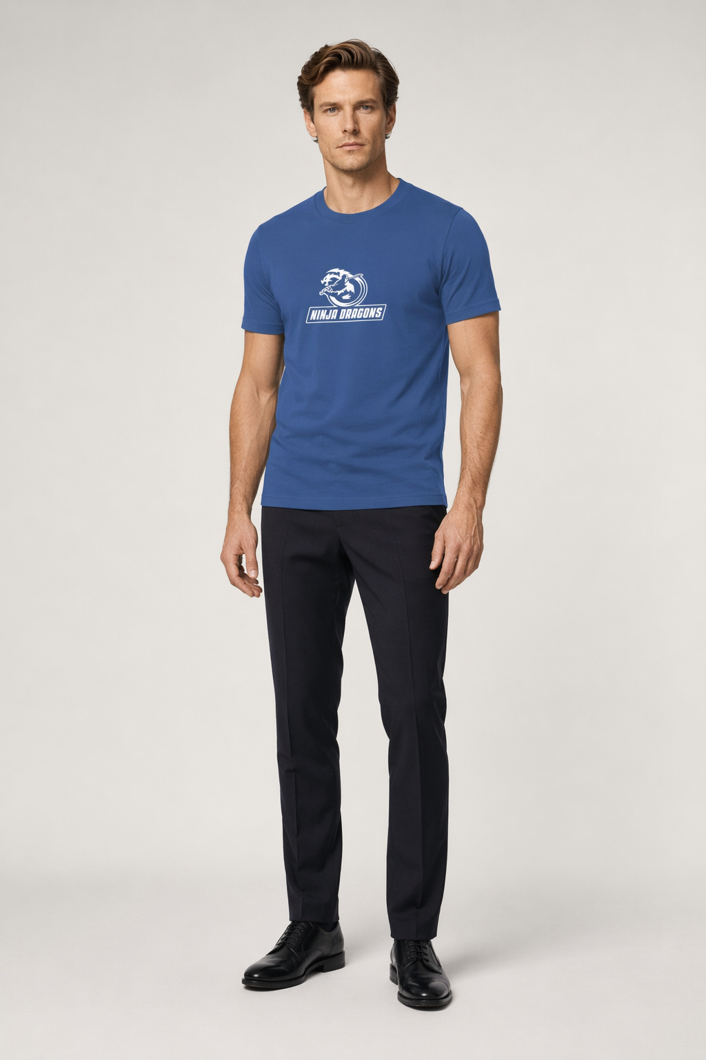 Heavy Cotton Tee - Ninja Dragon Royal