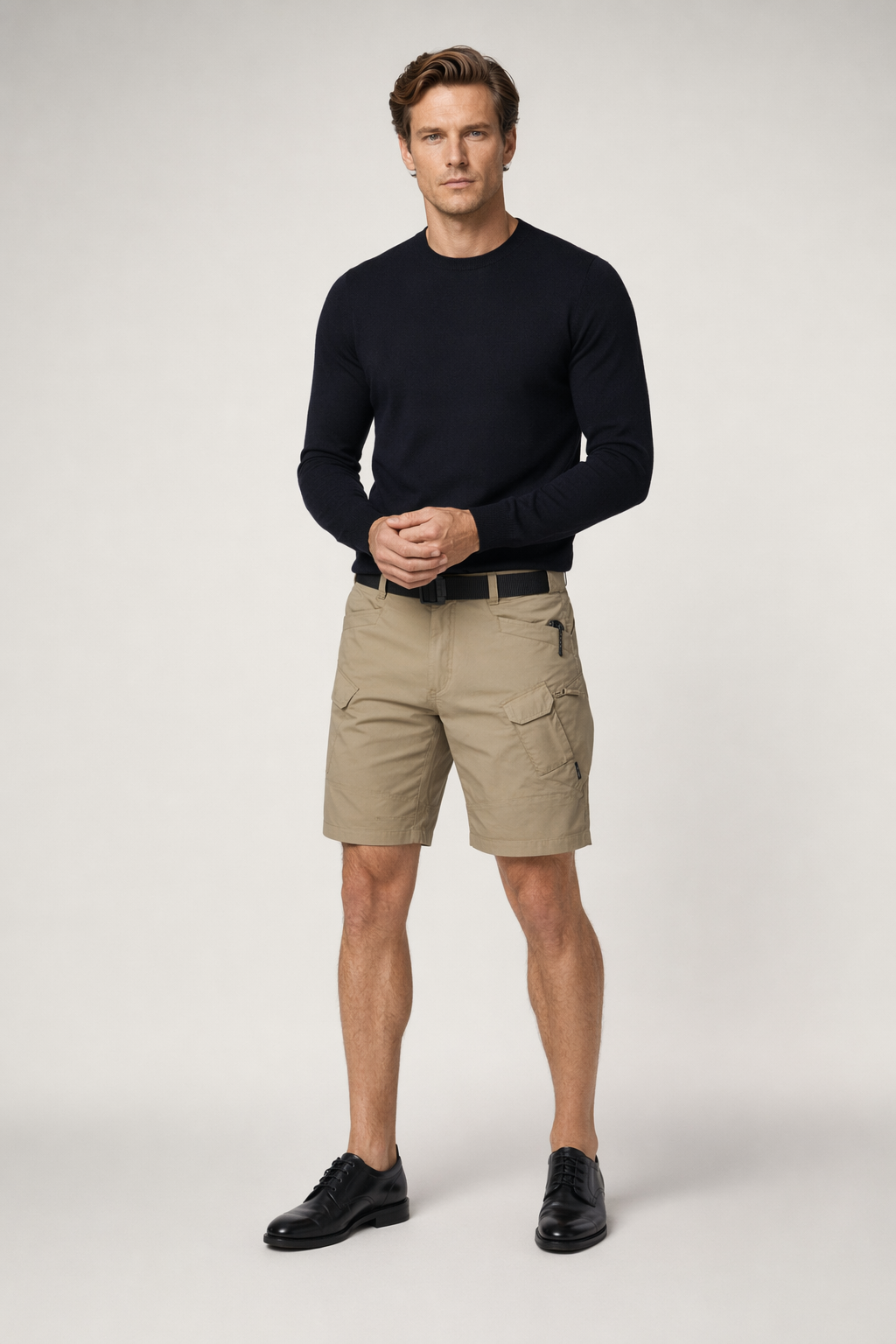 Efficient Outdoor Shorts for Men with Fast Drying Capability Khaki