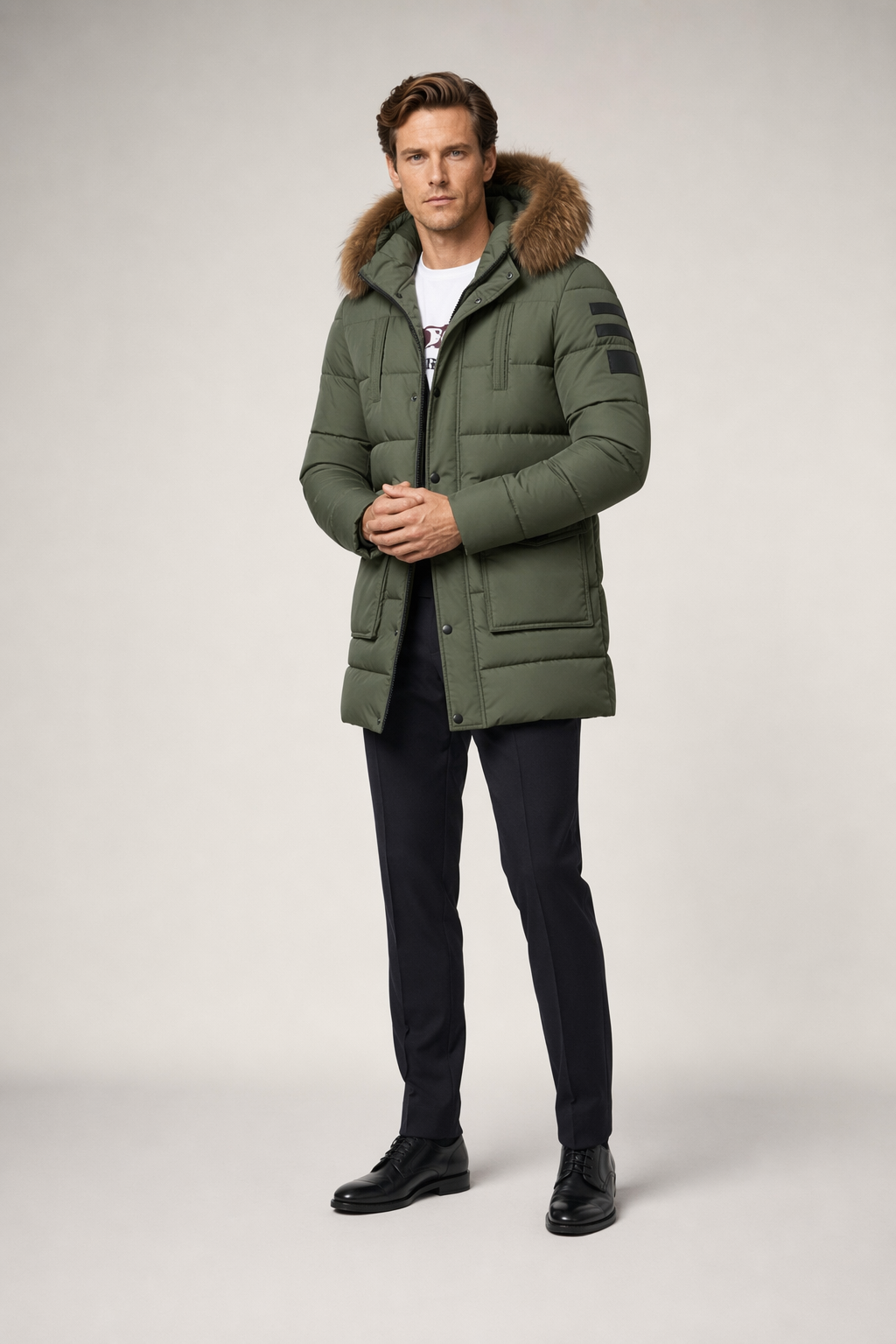 Winter Hooded Jacket for Men Default