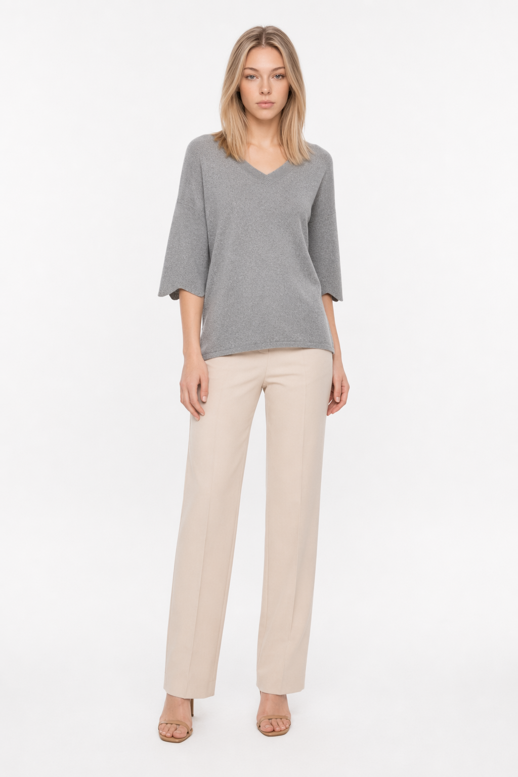 Lightweight Women's Knit Top with a Relaxed Fit Default