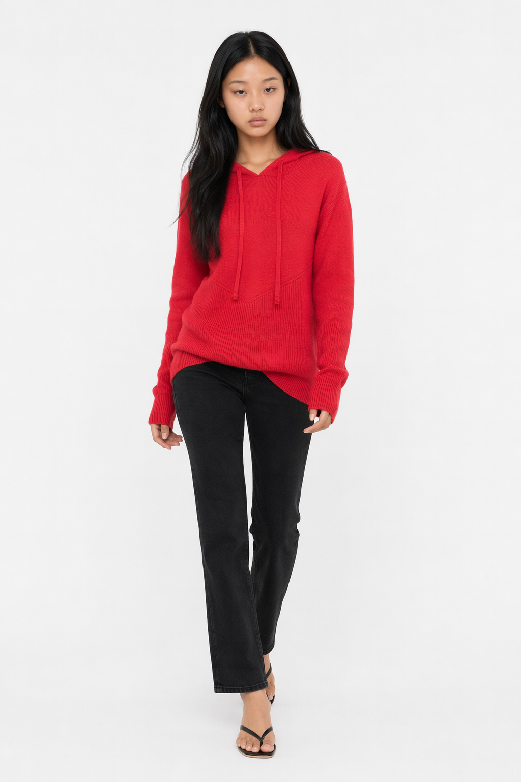 Hooded Women's Pullover Sweater Default