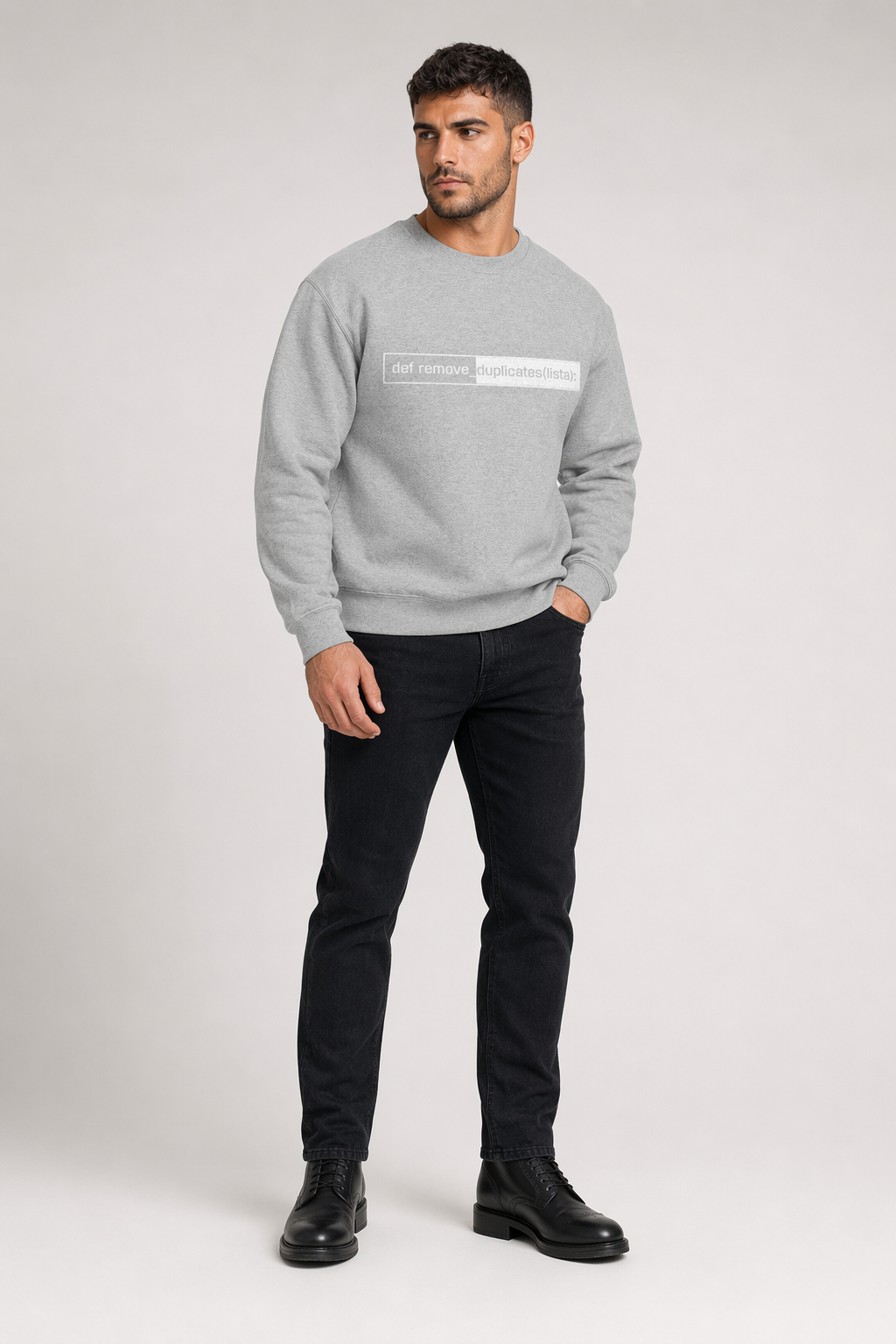 Python Logo Men's Coding Sweatshirt Default