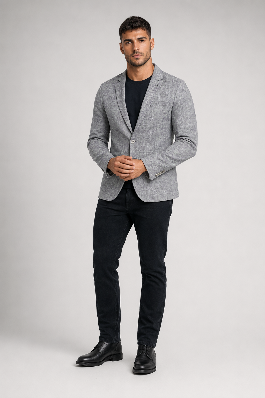 Everyday Casual Men's Jacket Gray