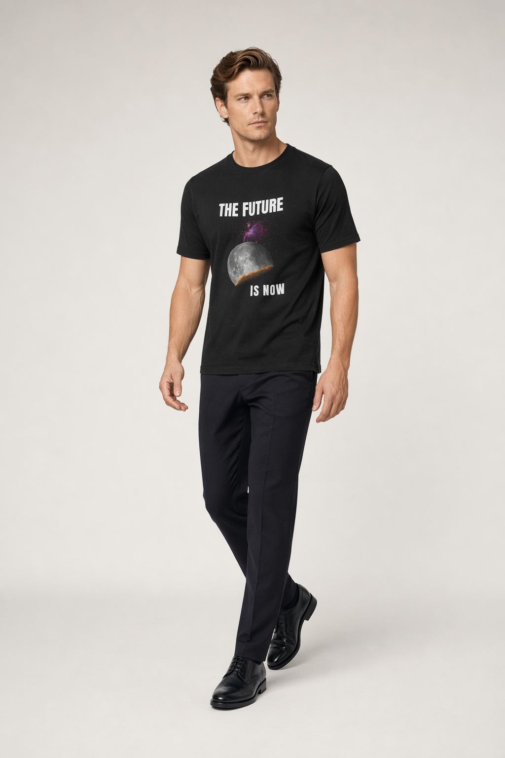 Men's Now or Never T-Shirt Black