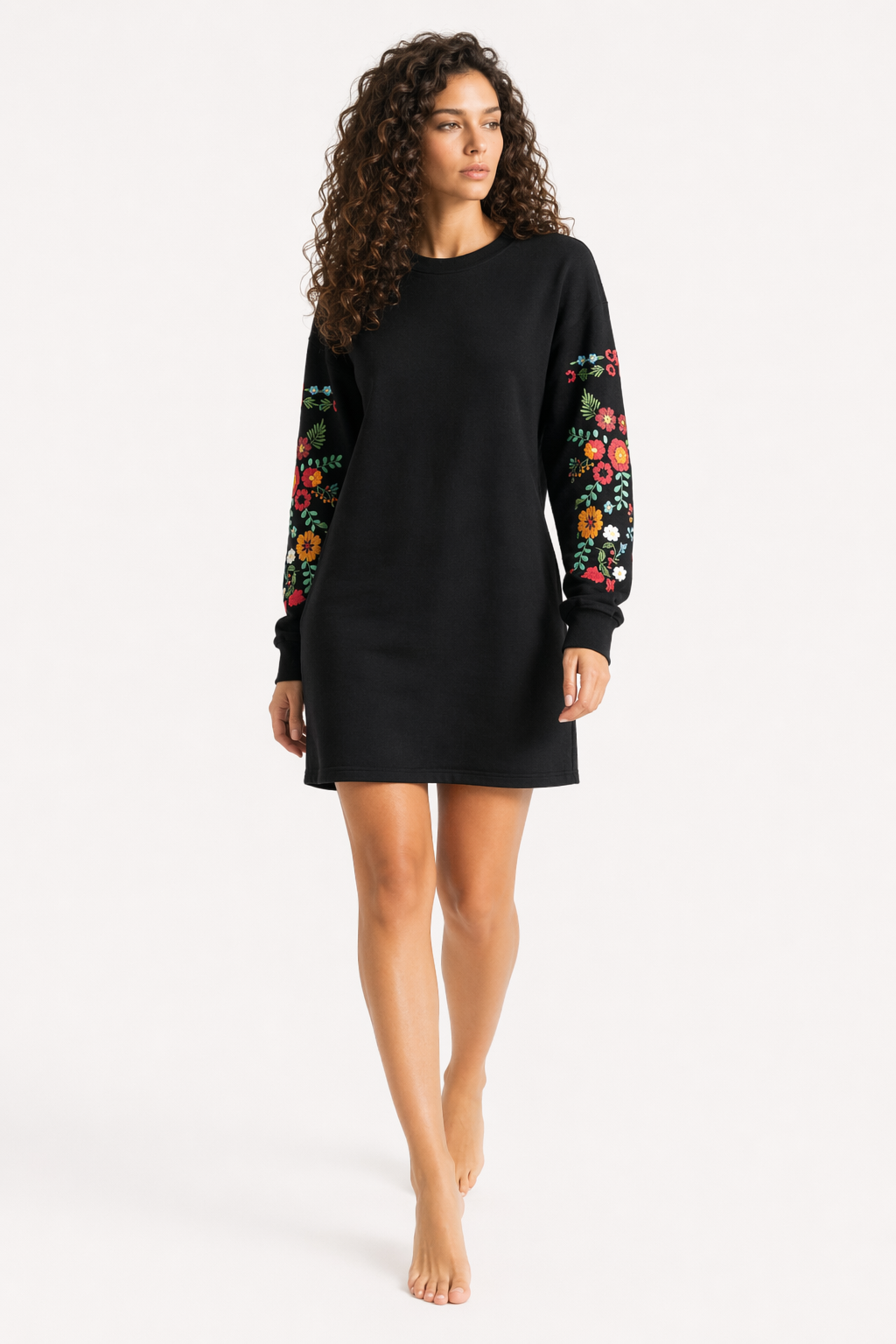 Floral Sleeve Women's Dress Default