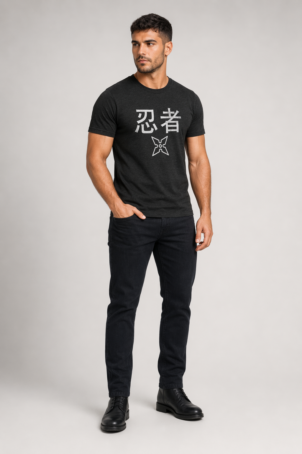 Ninja Men's Shirt: A Distinctive Choice for Stealthy Style Default