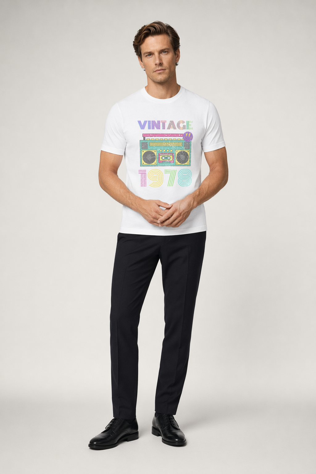 1978 Retro Style Men's T-Shirt White