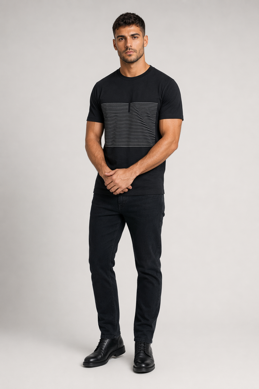 Horizontal Lines Men's Tee Default