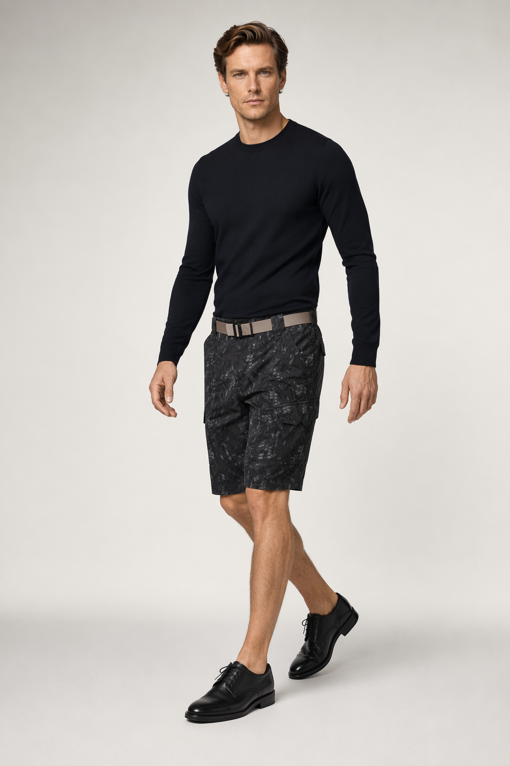 Efficient Outdoor Shorts for Men with Fast Drying Capability Python Camo