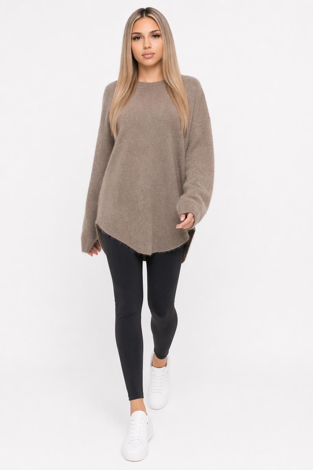 Cozy Relaxed Sweater Brown