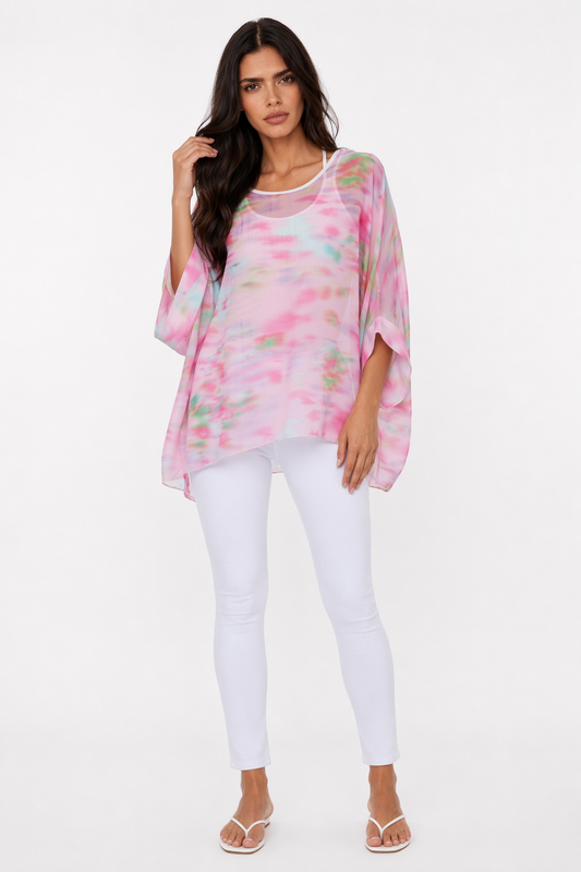 Pink Chiffon Women's Unicorn Blouse Default
