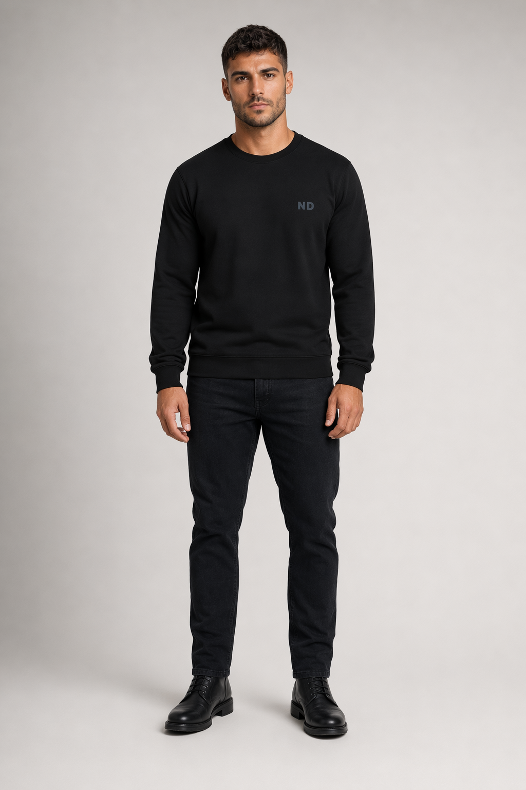 Men's Swirled Back Design Sweatshirt Default